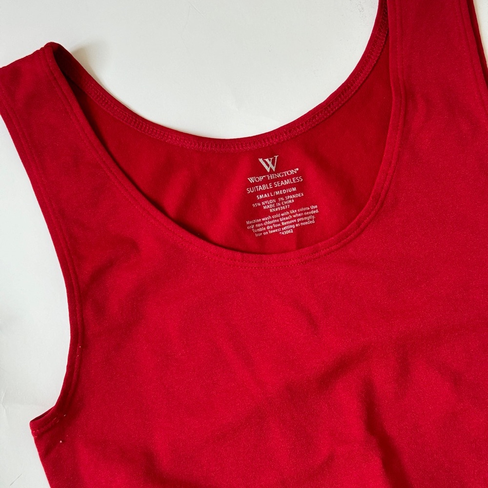 Worthington Scarlet Sleeveless Top